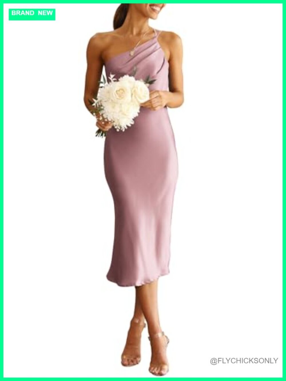 Sheen Satin Midi Slip Dress Sleeveless Spaghetti Strap Backless Bodycon Ruched